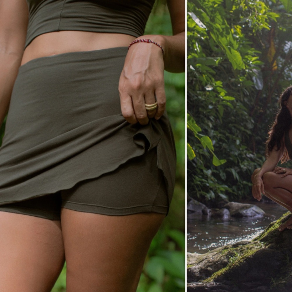 Indigo Luna Earth Angel Skort Forest Size S/M